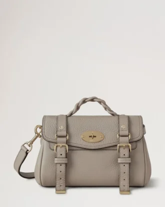 Mini Alexa Cashmere Taupe Heavy Grain Damen