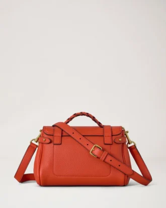 Mini Alexa Coral Orange Heavy Grain Damen