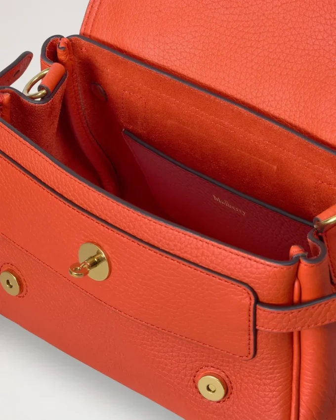 Mini Alexa Coral Orange Heavy Grain Damen Mini Alexa Coral Orange Heavy Grain Damen