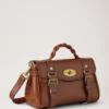 Mini Alexa Eiche & Pigmentblau Glattes, glänzendes Leder Mini Alexa Eiche & Pigmentblau Glattes, glänzendes Leder