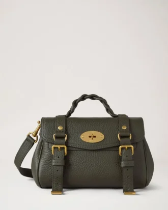 Mini Alexa Juniper Green Heavy Grain Taschen