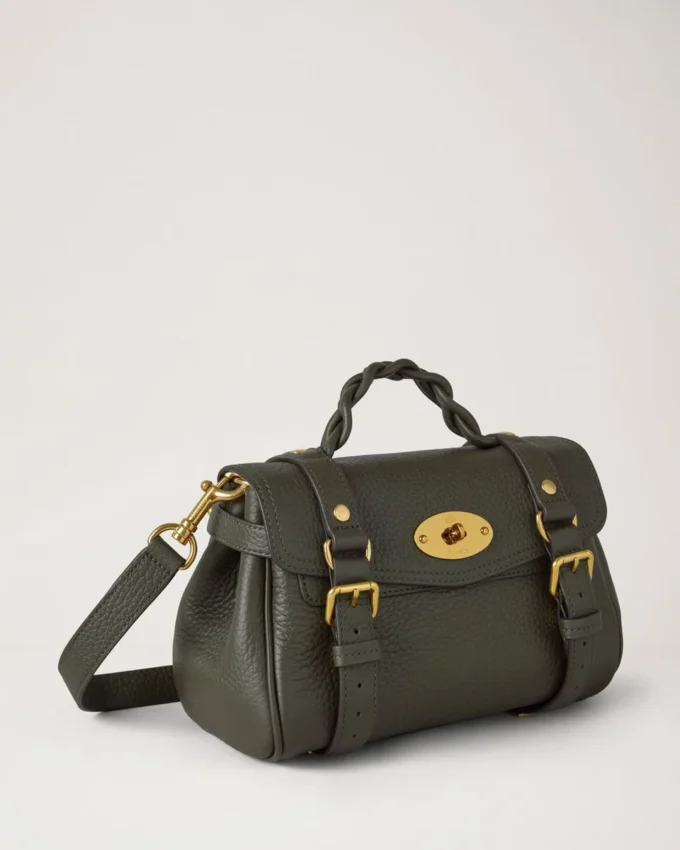 Mini Alexa Juniper Green Heavy Grain Taschen Mini Alexa Juniper Green Heavy Grain Taschen