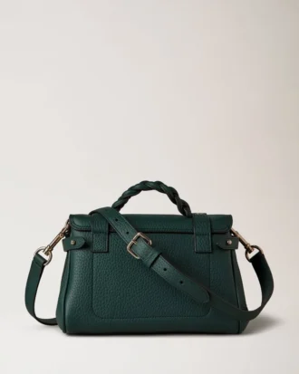 Mini Alexa Mulberry Green Heavy Grain Damen