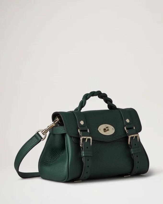 Mini Alexa Mulberry Green Heavy Grain Damen Mini Alexa Mulberry Green Heavy Grain Damen