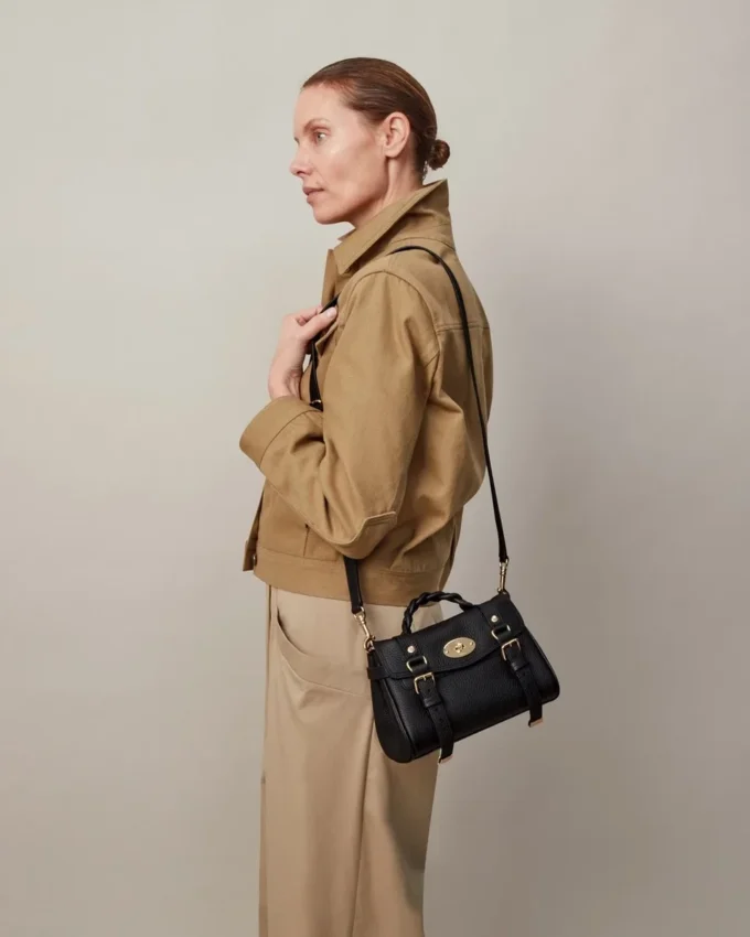 Mini Alexa Schwarz Heavy Grain Mini- & Micro-Taschen Mini Alexa Schwarz Heavy Grain Mini- & Micro-Taschen