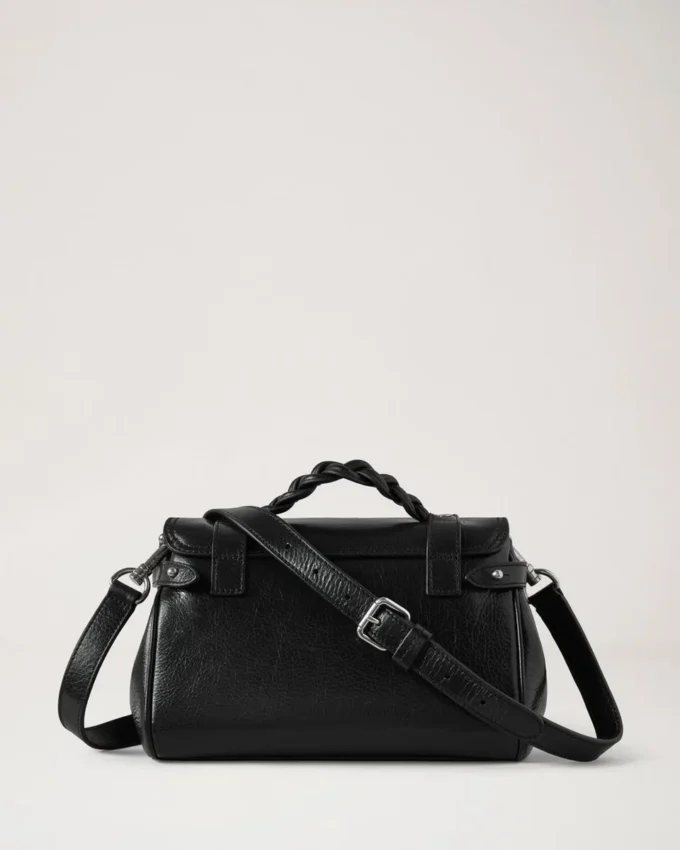 Mini Alexa Schwarz Hochglanz-Leder-Taschen Mini Alexa Schwarz Hochglanz-Leder-Taschen