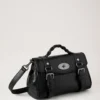 Mini Alexa Schwarz Hochglanz-Leder-Taschen Mini Alexa Schwarz Hochglanz-Leder-Taschen