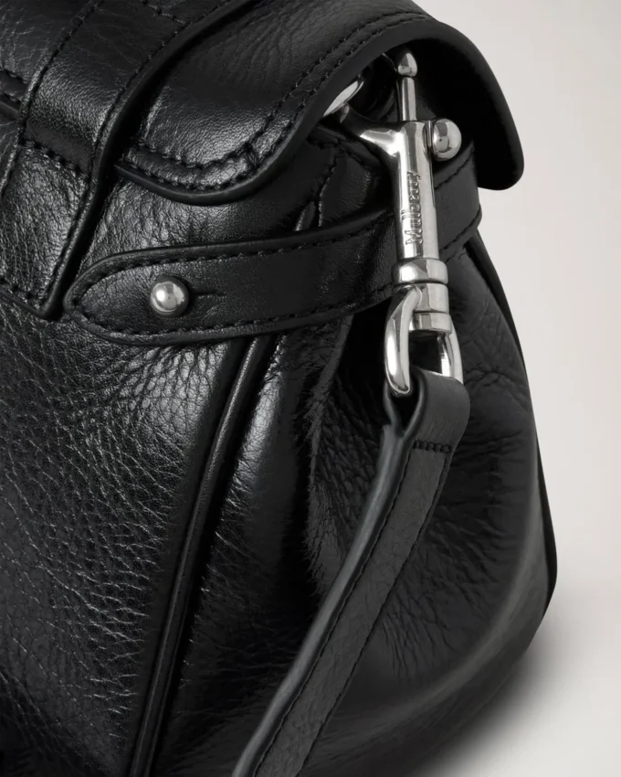 Mini Alexa Schwarz Hochglanz-Leder-Taschen Mini Alexa Schwarz Hochglanz-Leder-Taschen