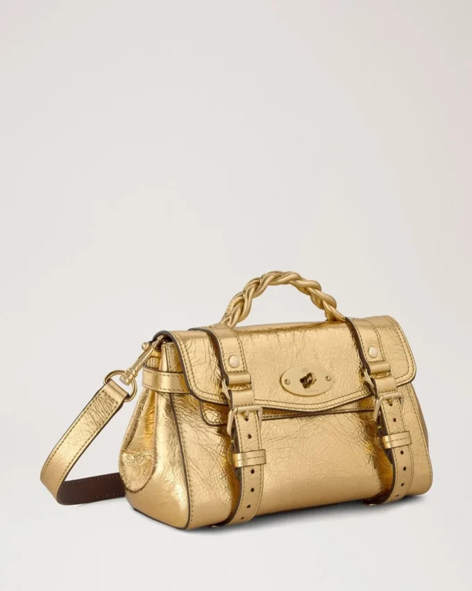 Mini Alexa Somerset Gold Grainy Metallic Damen Mini Alexa Somerset Gold Grainy Metallic Damen