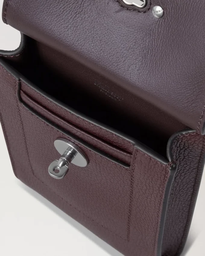 Mini Antony Black Cherry Small Classic Grain Damen Mini Antony Black Cherry Small Classic Grain Damen