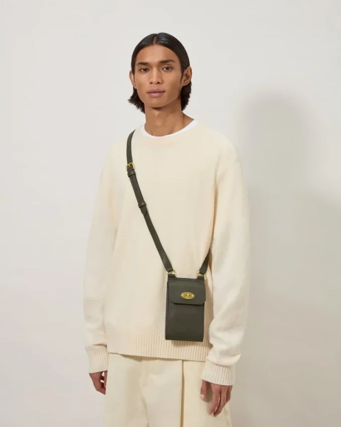 Mini Antony Juniper Green Small Classic Grain Damen Mini Antony Juniper Green Small Classic Grain Damen