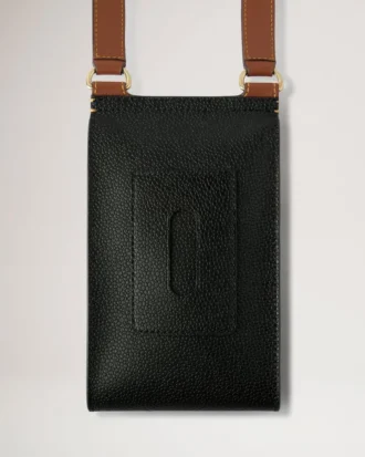 Mini Antony Schwarz & Cognac Bioveg Scotchgrain & Flat Calf