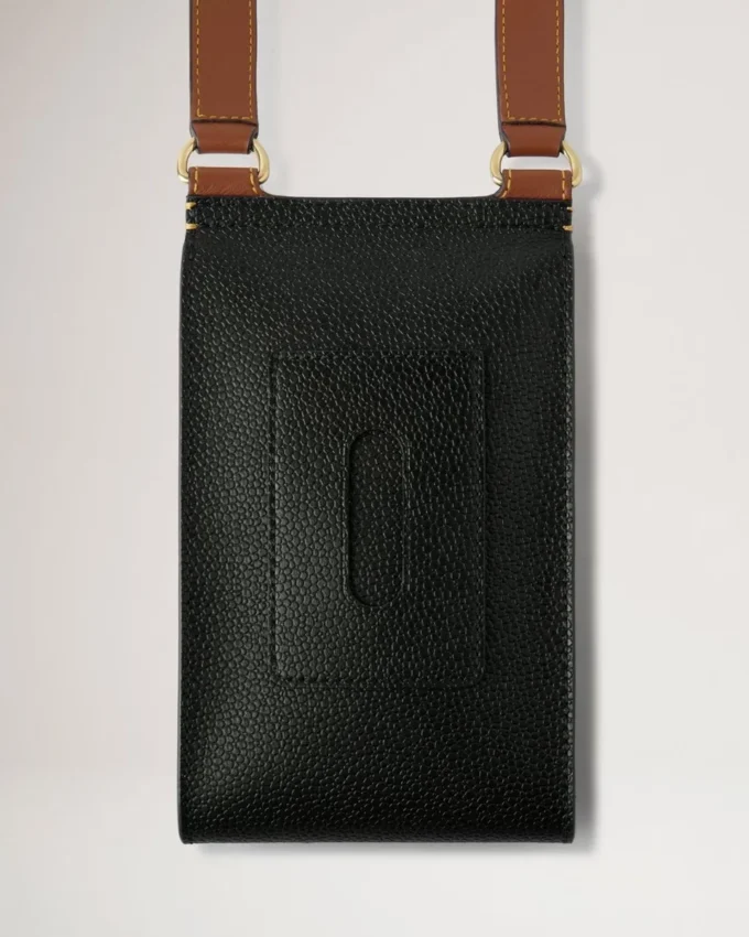 Mini Antony Schwarz & Cognac Bioveg Scotchgrain & Flat Calf Mini Antony Schwarz & Cognac Bioveg Scotchgrain & Flat Calf