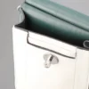 Mini Antony Secondhand Lawn Green, Weiß & Mulberry Green Small Classic Grain