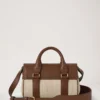 Mini Bayswater Ecru & Helle Eiche Raffia & Lederbesatz Mini Bayswater Ecru & Helle Eiche Raffia & Lederbesatz