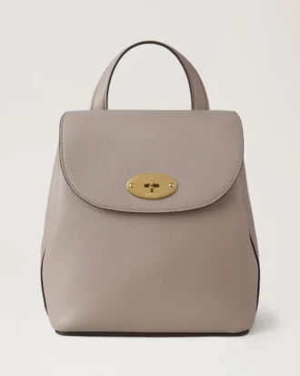 Mini Bayswater Rucksack Kaschmir Taupe Kleine klassische Narbung