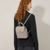 Mini Bayswater Rucksack Kaschmir Taupe Kleine klassische Narbung Mini Bayswater Rucksack Kaschmir Taupe Kleine klassische Narbung