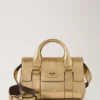 Mini Bayswater Somerset Gold Grainy Metallic Bayswater