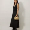 Mini Bayswater Somerset Gold Grainy Metallic Bayswater