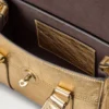 Mini Bayswater Somerset Gold Grainy Metallic Bayswater