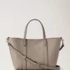 Mini Bayswater Tote Kaschmir Taupe Small Classic Grain