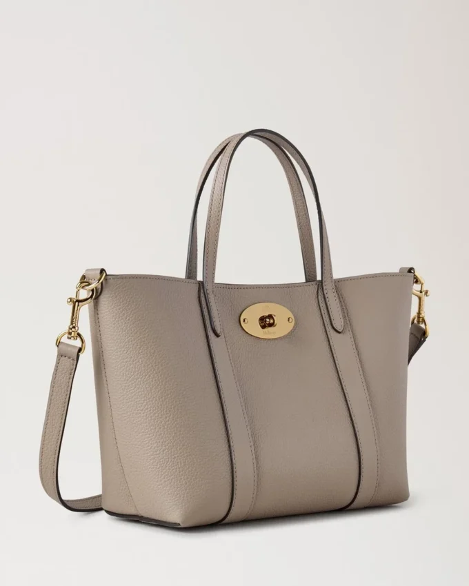 Mini Bayswater Tote Kaschmir Taupe Small Classic Grain