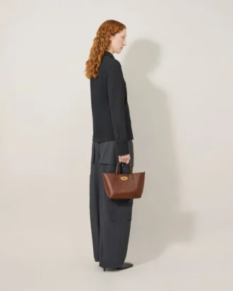 Mini Bayswater Tote Oak Two-Tone Small Classic Grain