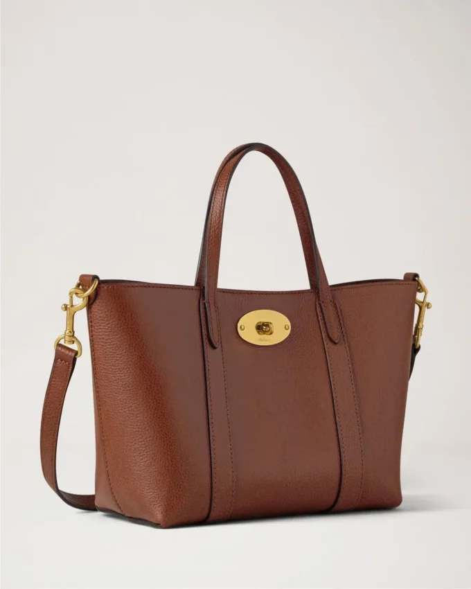 Mini Bayswater Tote Oak Two-Tone Small Classic Grain Mini Bayswater Tote Oak Two-Tone Small Classic Grain