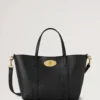 Mini Bayswater Tote Schwarz Small Classic Grain Damen
