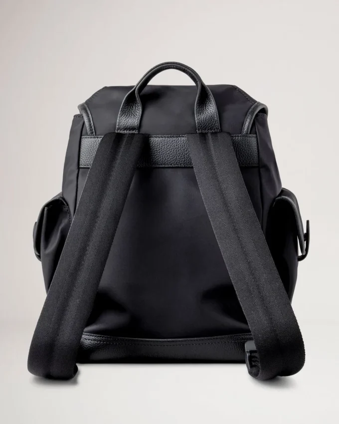 Mini Heritage Nylon-Rucksack Schwarzes Nylon Damen