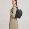 Mini Heritage Nylon-Rucksack Schwarzes Nylon Damen