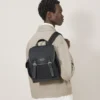 Mini Heritage Nylon-Rucksack Schwarzes Nylon Damen