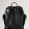 Mini Heritage Rucksack Schwarz Klein Klassische Narbung
