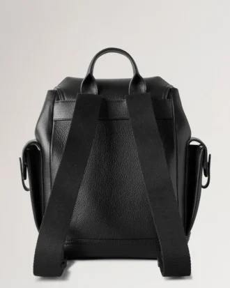 Mini Heritage Rucksack Schwarz Klein Klassische Narbung