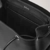 Mini Heritage Rucksack Schwarz Klein Klassische Narbung