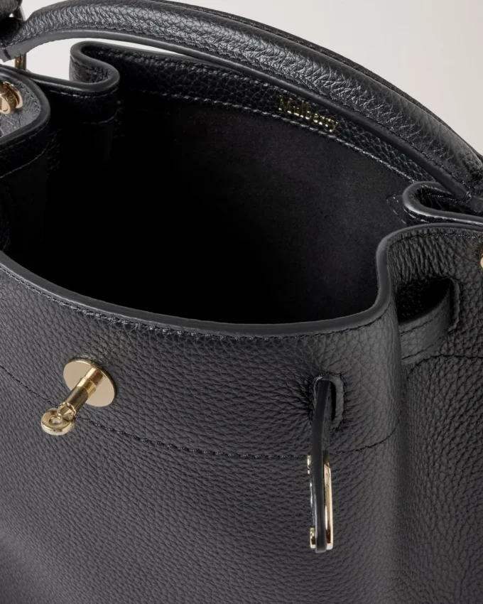 Mini Islington Bucket Schwarz Small Classic Grain Mini Islington Bucket Schwarz Small Classic Grain