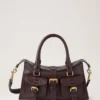 Mini Roxanne Oxblood Hochglanzleder-Geschenke für Sie
