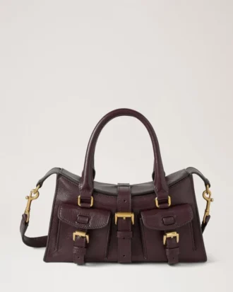 Mini Roxanne Oxblood Hochglanzleder-Geschenke für Sie