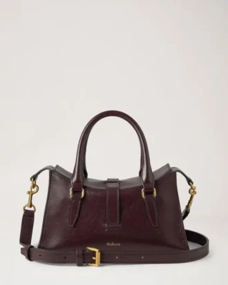 Mini Roxanne Oxblood Hochglanzleder-Geschenke für Sie
