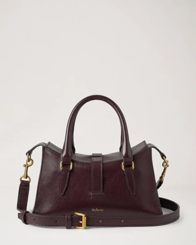 Mini Roxanne Oxblood Hochglanzleder-Geschenke für Sie
