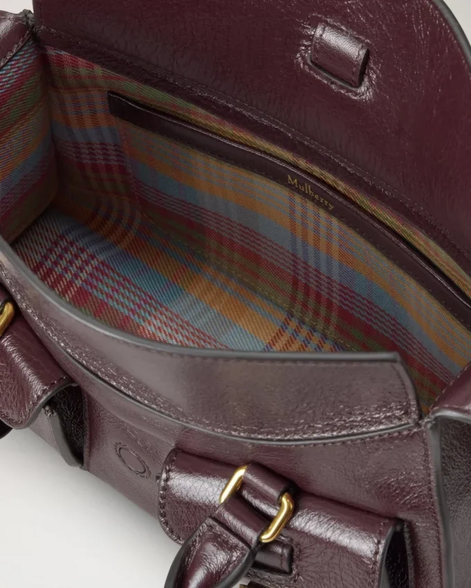 Mini Roxanne Oxblood Hochglanzleder-Geschenke für Sie