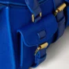 Mini Roxanne Pigmentblau Kalbshaar Mini- & Micro-Taschen