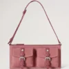 Mini Roxanne Schultertasche Pink Scrumpy Suede Roxanne Mini Roxanne Schultertasche Pink Scrumpy Suede Roxanne