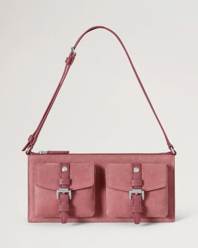 Mini Roxanne Schultertasche Pink Scrumpy Suede Roxanne Mini Roxanne Schultertasche Pink Scrumpy Suede Roxanne