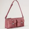 Mini Roxanne Schultertasche Pink Scrumpy Suede Roxanne Mini Roxanne Schultertasche Pink Scrumpy Suede Roxanne