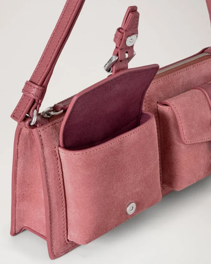 Mini Roxanne Schultertasche Pink Scrumpy Suede Roxanne Mini Roxanne Schultertasche Pink Scrumpy Suede Roxanne