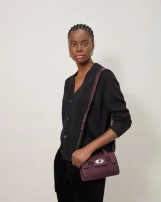 Mini Small Bayswater Black Cherry Classic Grain