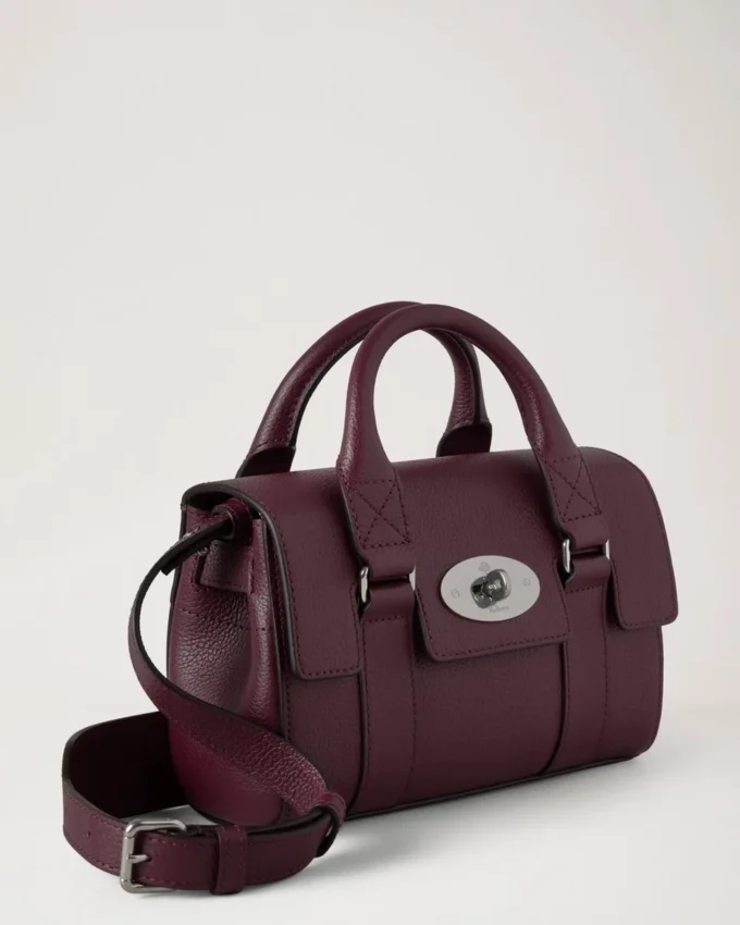 Mini Small Bayswater Black Cherry Classic Grain Mini Small Bayswater Black Cherry Classic Grain