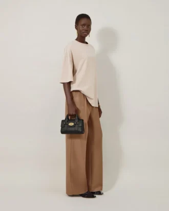 Mini Small Bayswater Schwarz Klassische Handtaschen mit Obergriff