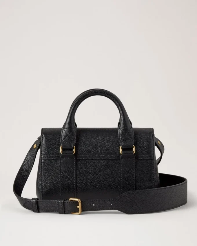 Mini Small Bayswater Schwarz Klassische Handtaschen mit Obergriff
